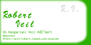 robert veil business card